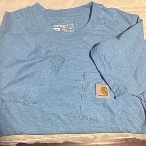 Carhartt Kid's Heather Blue Short Sleeve Tee